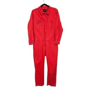 Wildfang Essential Coverall Large Red Utility Jumpsuit Workwear Androgenous Gorp